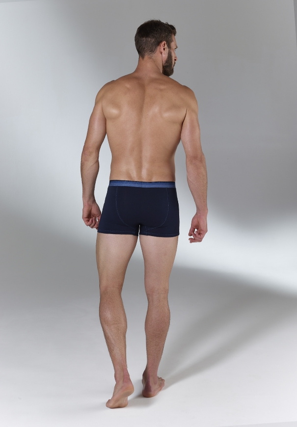 Boxer homme - Bleu - Image 4